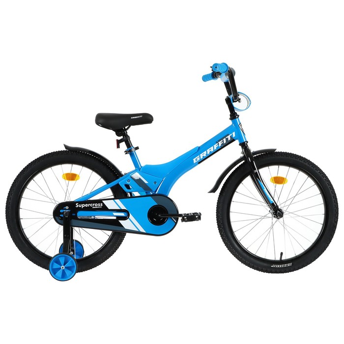 Велосипед 20 GRAFFITI Super Cross, цвет синий