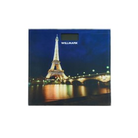 

Весы напольные WILLMARK WBS-1811D, электронные, до 180 кг, 1хCR2032 (в компл.), рис. Париж