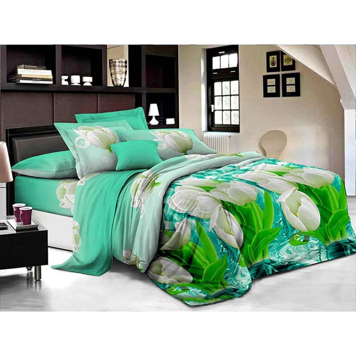 

Постельное бельё 1.5 сп, размер 145x210 см, 145x210 см, 70x70 см - 2 шт