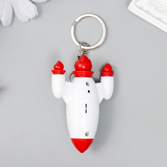 Фонарик свет, звук "Истребитель" 6,5х4,5х3,2 см 7353506