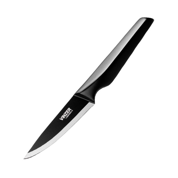 фото Нож для овощей geometry nero line, 8.9 см vinzer