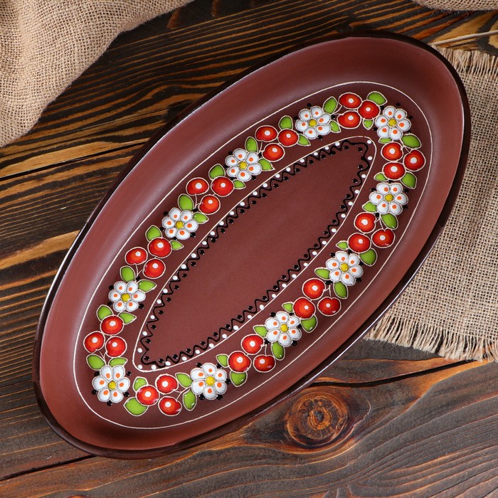 Блюдо для заливного "Вишенка"