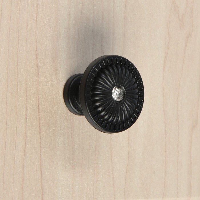 Ручка-кнопка CAPPIO, d=31 мм, цвет черынй
