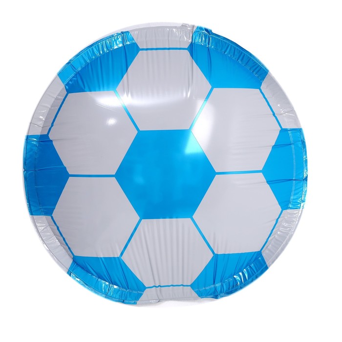 фото Парящий шар 45 см. "футбольный мяч" синий страна карнавалия