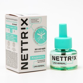 Дополнительный флакон-жидкость "Nettrix" Universal, 30 ночей