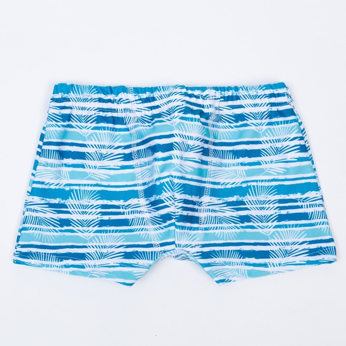 Плавки купальные для мальчика, цвет бирюзовый, рост 116 см