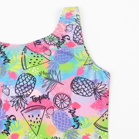 

Купальник слитный для девочки, цвет сиреневый, рост 134 см