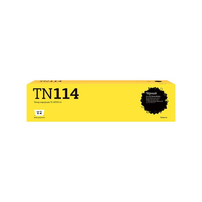 Лазерный картридж T2 TC-MTN114 (TN-114/TN-106B/TN114/TN106B/BizHub) Konica-Minolta, черный лазерный картридж t2 tc mtn114 tn 114 tn 106b tn114 tn106b bizhub konica minolta черный