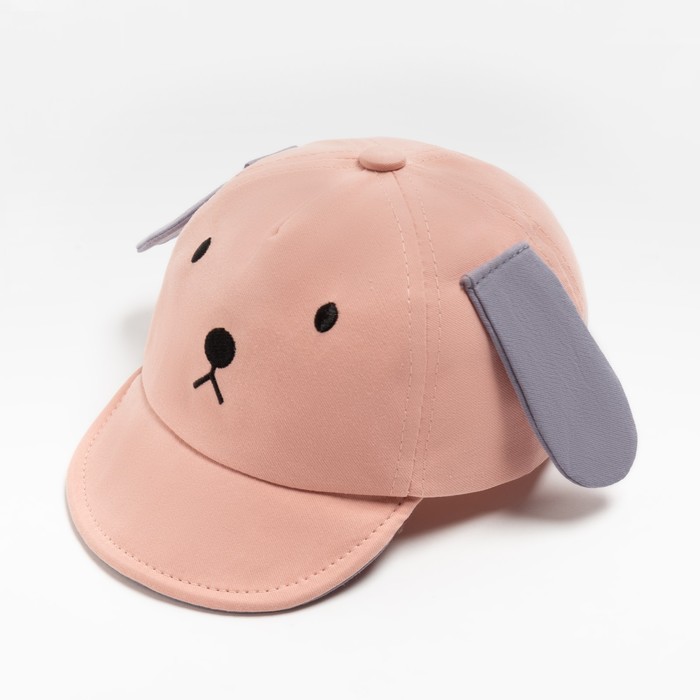 фото Кепка "бейсболка" детская а.30116, цвет розовый, размер 46-48 мегашапка