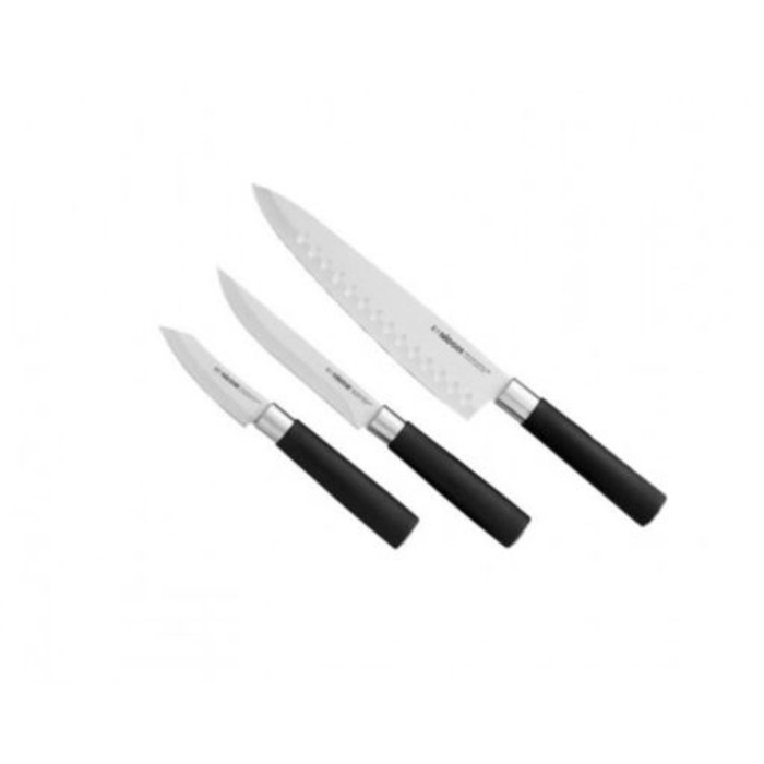 Набор из 3 кухонных ножей Nadoba Keiko набор ножей и подставка nadoba keiko 722920