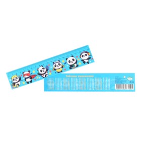 

Закладка-линейка "Панды" 21,6 х 5 см