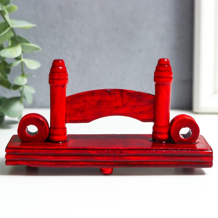 Подставка для веера дерево Красное дерево 14х4х7 см 142₽