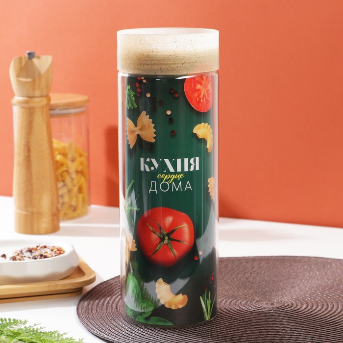 

Емкость для хранения «Кухня - сердце дома», 1.5 л модель 0305
