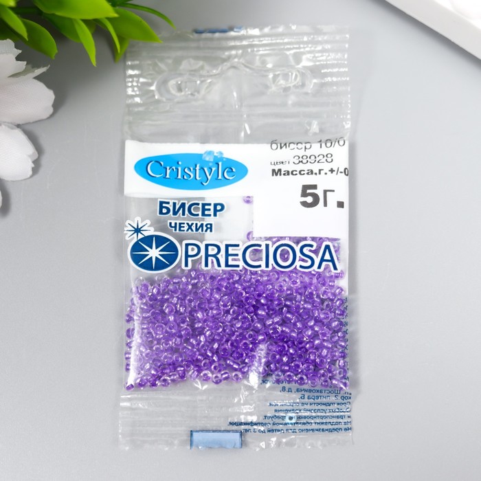 

Бисер Чехия "Preciosa" 5г 10/0 (38928)