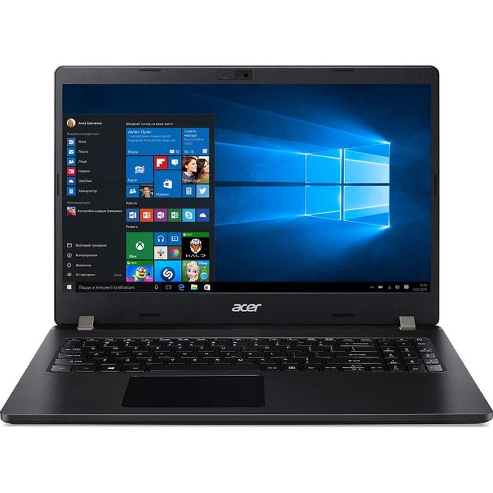 фото Ноутбук acer travelmate p2 tmp215-52-59rk 15.6", core i5, 8гб, 256гб, uhd620, win10, чёрный 535993