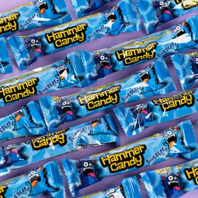 

Карамель с жевательной резинкой Jojo Hammer Candy со вкусом черники, 20 г