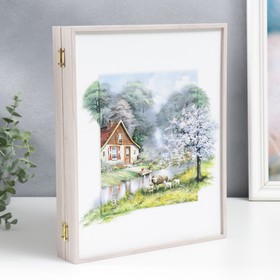 

Ключница "Домик с забором" 24,9х30,7х5 см