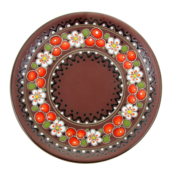 Тарелка "Вишенка" средняя, 25 см