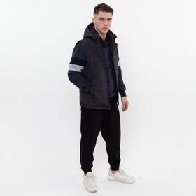 

Жилет утепленный мужской, цвет черный, размер 48