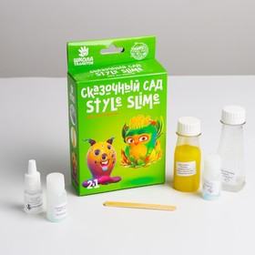 Химические опыты 2 в 1 «Style slime и Сказочный сад» + наклейка Ош