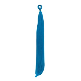Термоволокно для точечного афронаращивания, 65 см, 100 гр, гладкий волос, цвет голубой(#Т4537) Ош