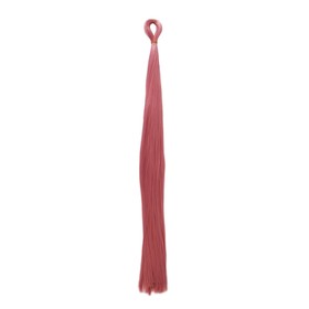 Термоволокно для точечного афронаращивания, 65 см, 100 гр, гладкий волос, цвет пудровый розовый(#Т2312В) Ош