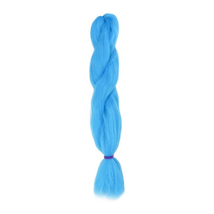 SOFT DREADS Канекалон однотонный, гофрированный, 60 см, 100 гр, цвет голубой(#SKY BLUE)