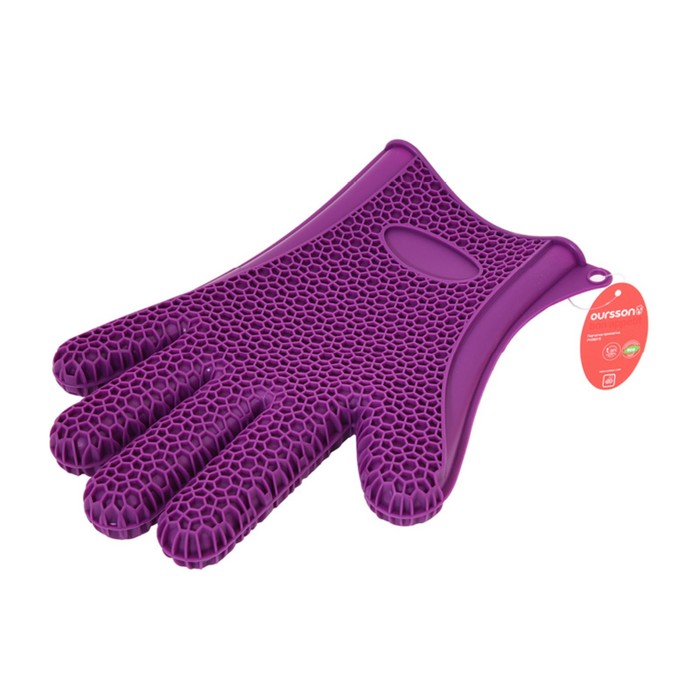 Прихватка-перчатка Oursson прихватка перчатка marmiton 27 5х18 5см термостойкая силикон
