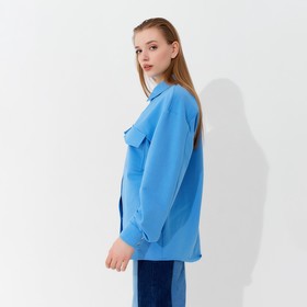 

Рубашка женская MINAKU: Casual Collection цвет голубой, р-р 48