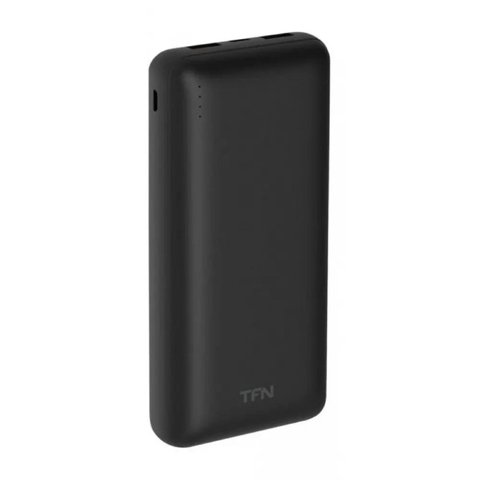 Внешний аккумулятор TFN Ultra Charge PD 20, 3А, 20000 мАч, 2 USB, Type-C, microUSB, черный