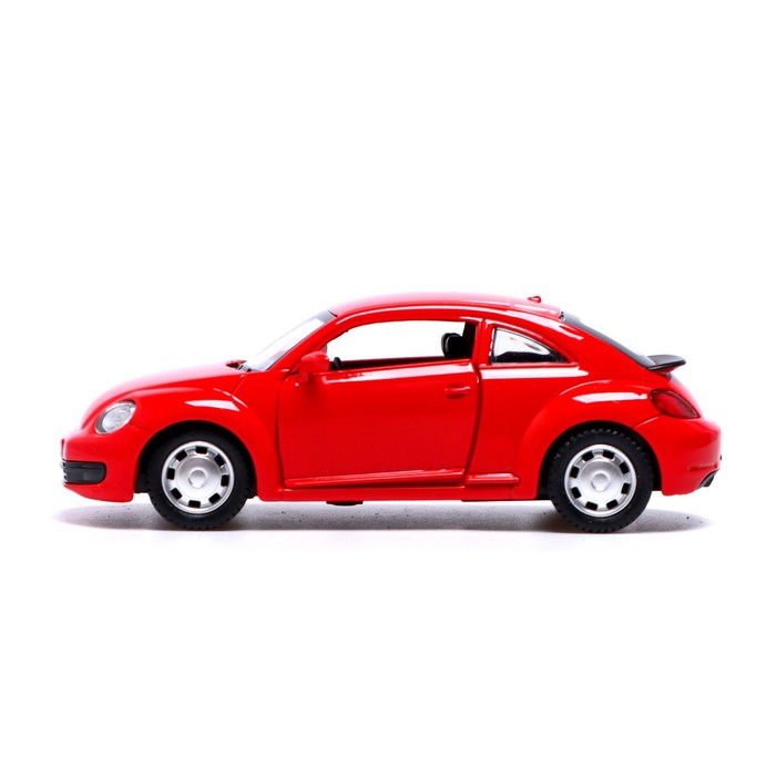 

Машина металлическая VOLKSWAGEN THE BEETLE, 1:38, инерция, открываются двери, цвет красный