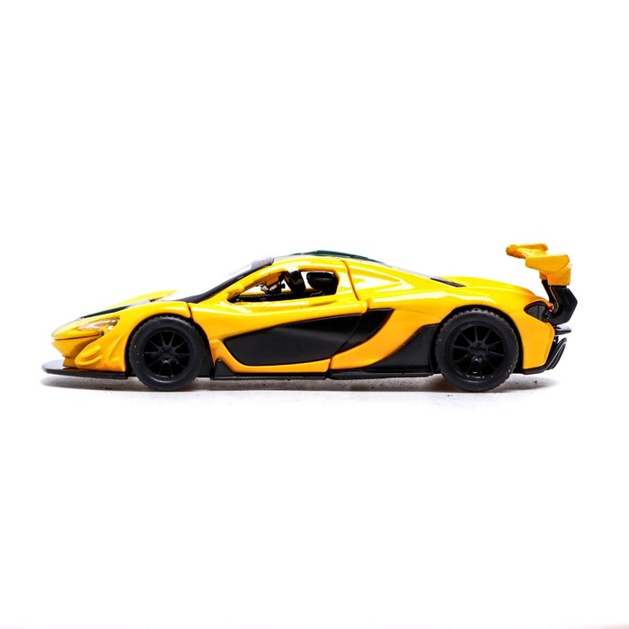 

Машина металлическая Mclaren P1 GTR, 1:40, инерция, открываются двери, цвет жёлтый