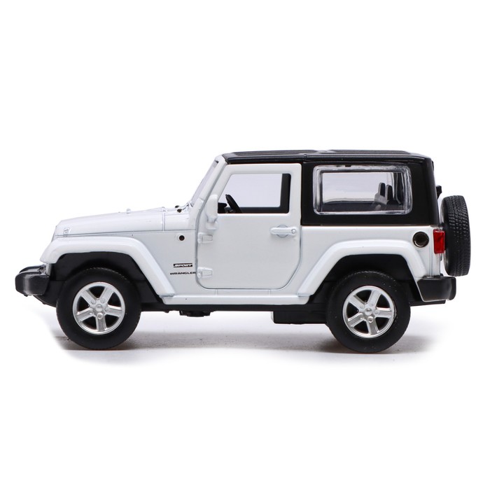 

Машина металлическая JEEP WRANGLER, 1:42, инерция, открываются двери, цвет белый