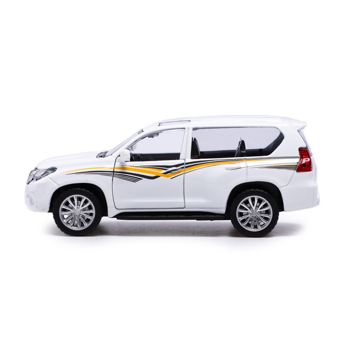 

Машина металлическая TOYOTA LAND CRUISER PRADO, 1:42, инерция, цвет белый
