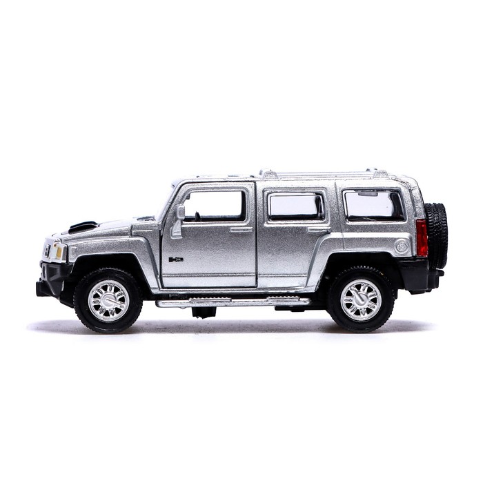 

Машина металлическая HUMMER H3, 1:43, инерция, открываются двери, цвет серый