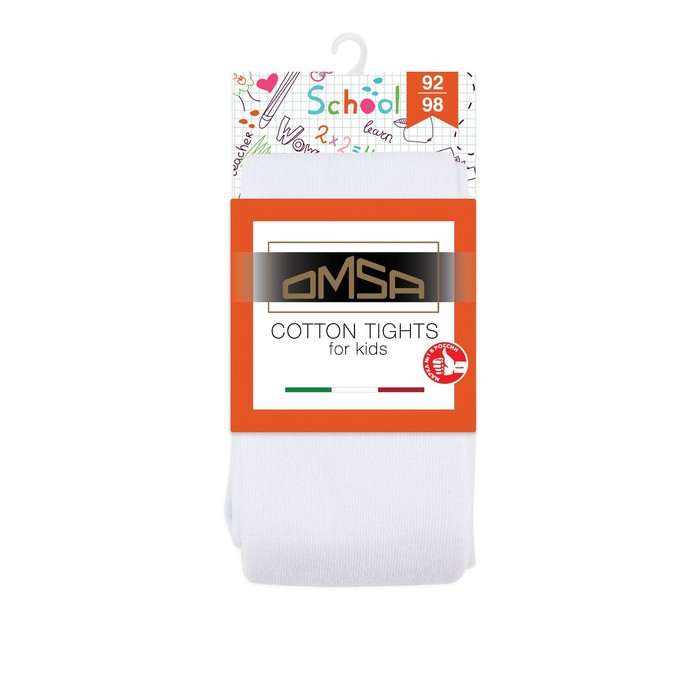 

Колготки детские OMSA kids Collant 11С01-2 гладь Bianco, размер 128-134