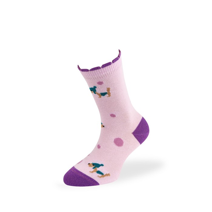 

Носки детские OMSA kids Calzino 21P63 Viola, размер 31-34
