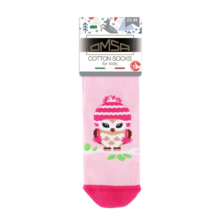 

Носки детские OMSA kids Calzino 21P64 Rosa, размер 19-22