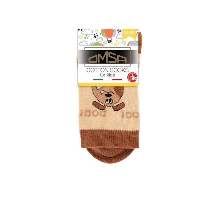 

Носки детские OMSA kids Calzino 21P66 Beige, размер 19-22