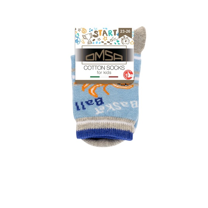 

Носки детские OMSA kids Calzino 21S13 Blu Сhiaro, размер 19-22