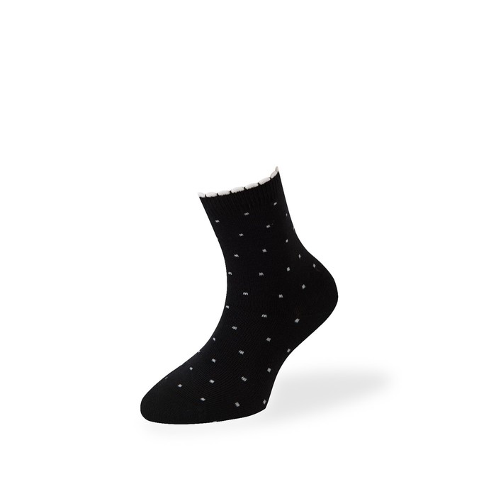 

Носки детские OMSA kids Calzino 22P31 в горошек Nero, размер 27-30