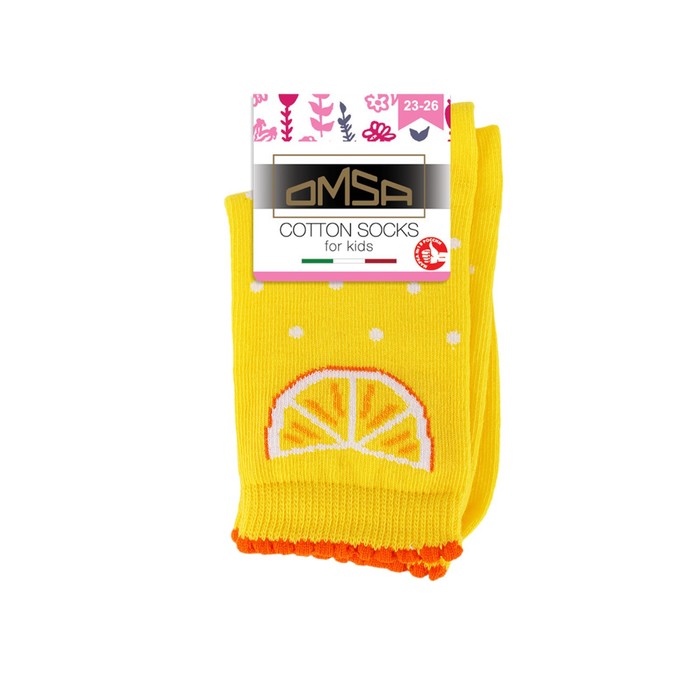 

Носки детские OMSA kids Calzino 22Р61 Giallo, размер 19-22