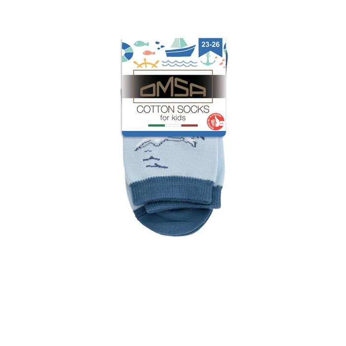 

Носки детские OMSA kids Calzino 23Р64 Blu Сhiaro, размер 31-34