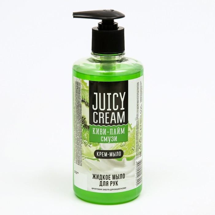 

Жидкое крем-мыло "Juicy Cream" Киви-лайм смузи, 500 г
