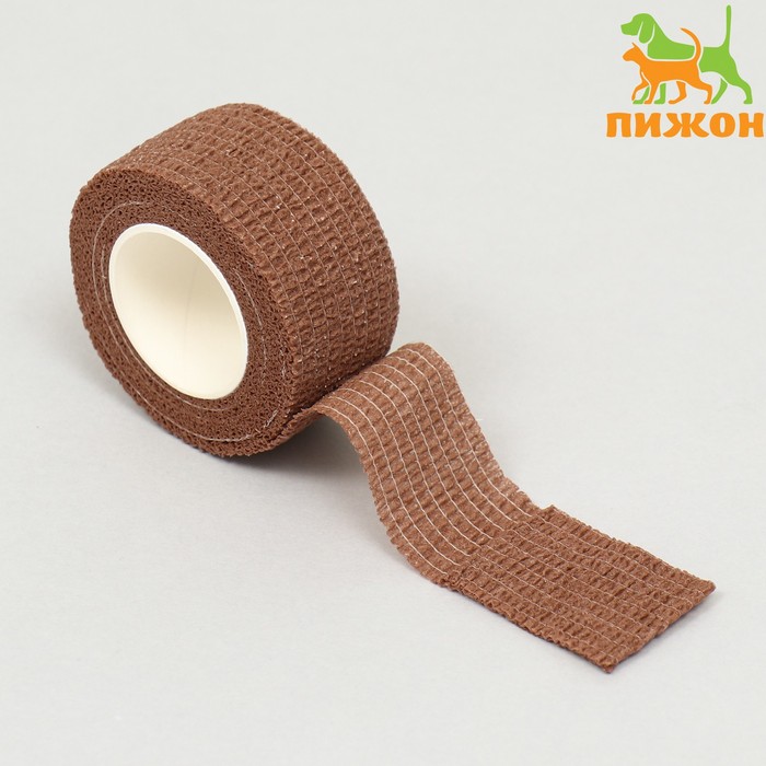 

Бинт самофиксирующийся с горькой пропиткой, 2,5 см, макс. растяжимость 4,5 м, коричневый