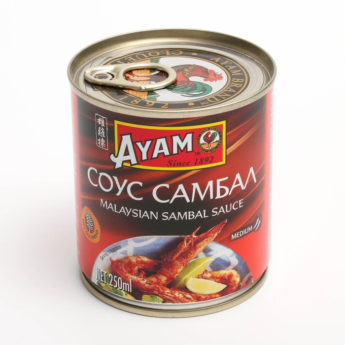 

Соус Самбал AYAM 250мл ж/б
