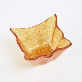 

Салатник янтарный, 10×10 см, BDK Glass