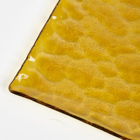 

Поднос квадратный янтарный «Антик», 24.5×24.5 см, BDK Glass