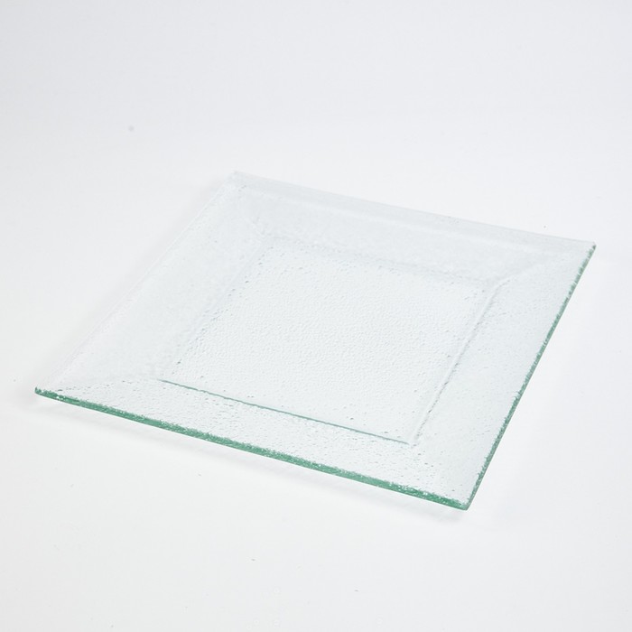 фото Блюдо квадратное прозрачное, 28×28 см, bdk glass bdk-glass