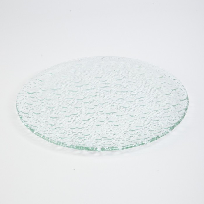 Блюдо круглое прозрачное «Натура», 28 см, BDK Glass